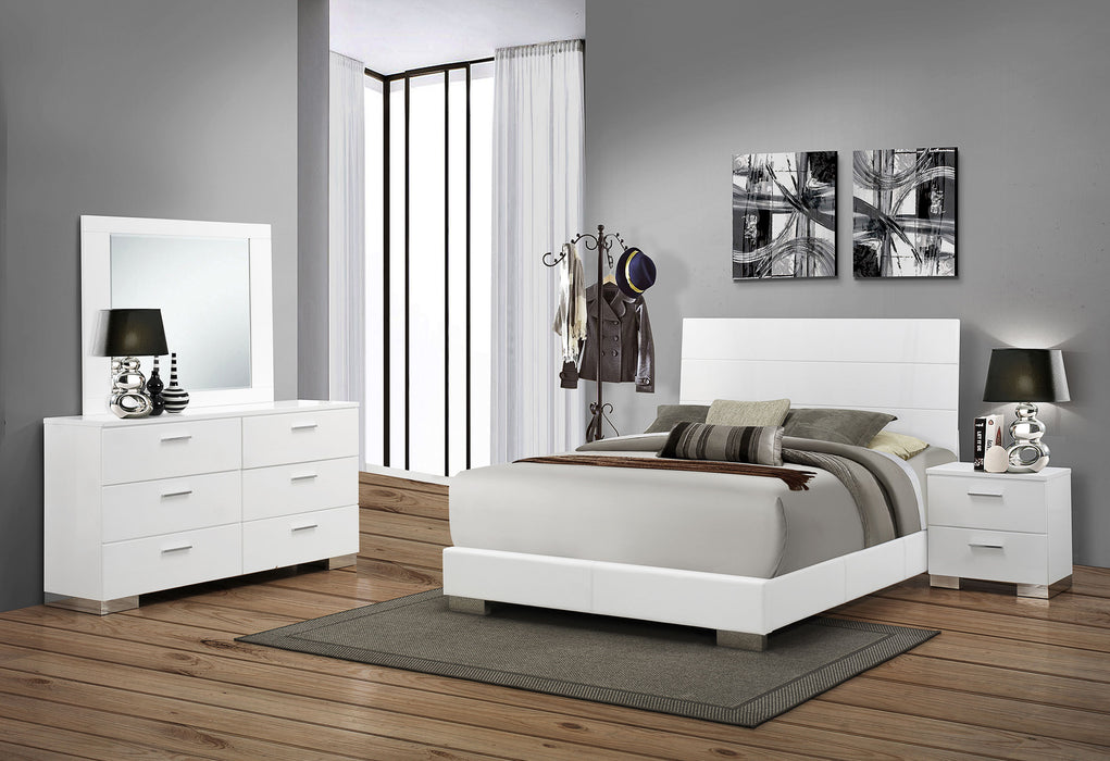Felicity Bedroom Sets Glossy White