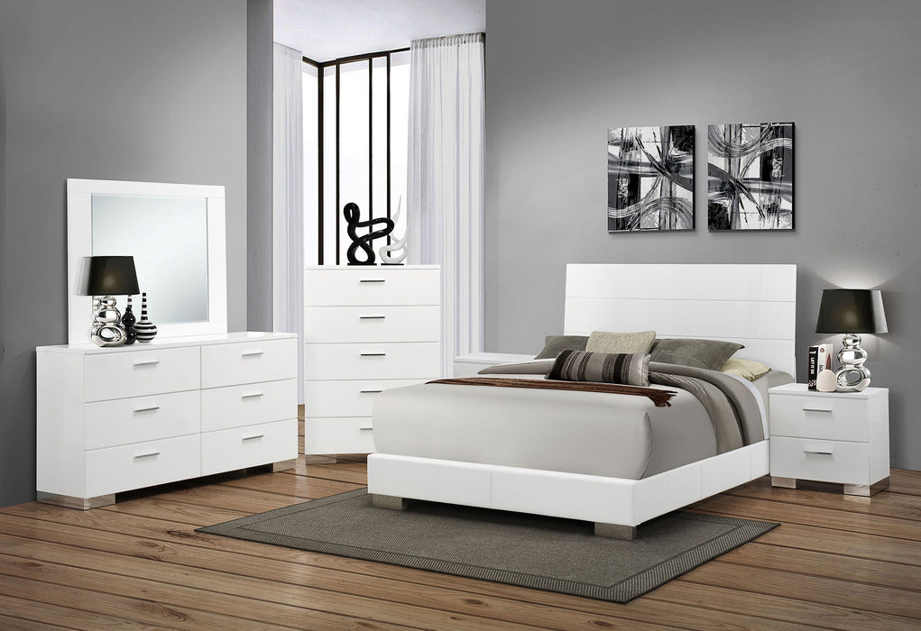 Felicity Bedroom Sets Glossy White