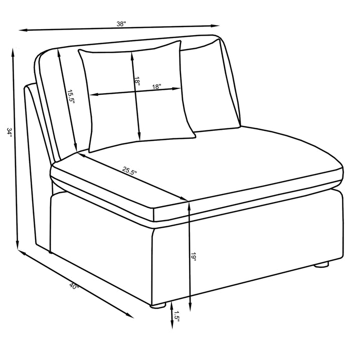 Hobson 5 Pc Sectionals