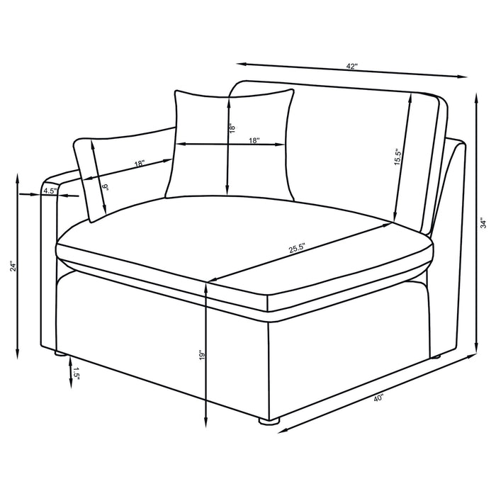 Hobson Corner Chair Sectionals