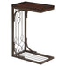 Alyssa Accent Table Brown and Burnished Copper image