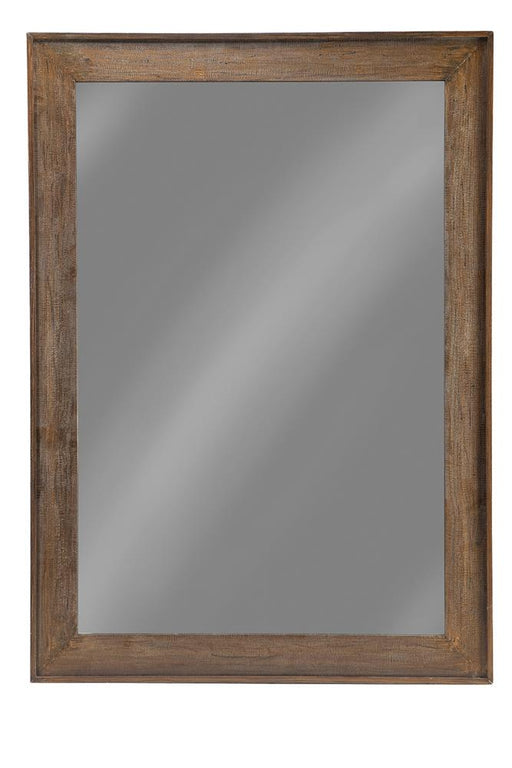 Odafin Rectangle Floor Mirror Distressed Brown image