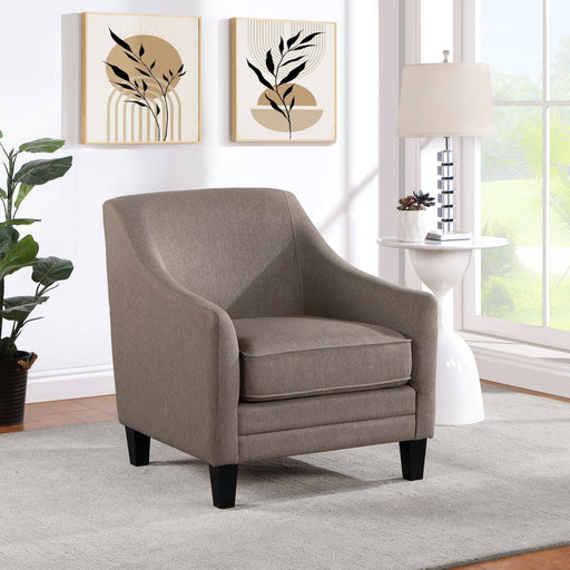 Liam Upholstered Sloped Arm Accent Club Chair image