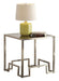 Acme Damien End Table in Champagne 81627 image