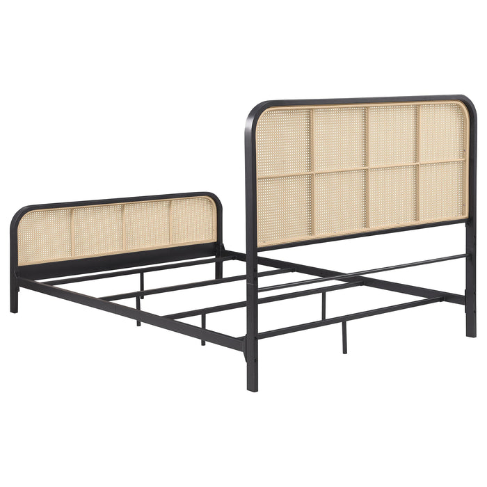 Lanewood Eastern King & Queen Bed Black & White