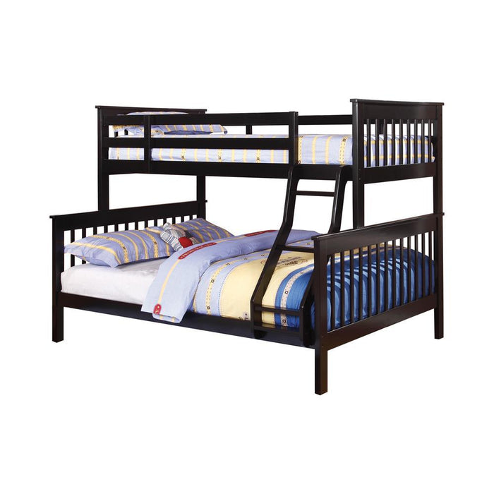 Chapman Full Over Full & Twin Over Full Bunk Bed Black & White