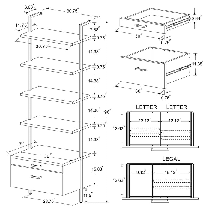 Owens Wall Shelf Set