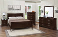 Louis Philippe Panel Bedroom Set with High Headboard image