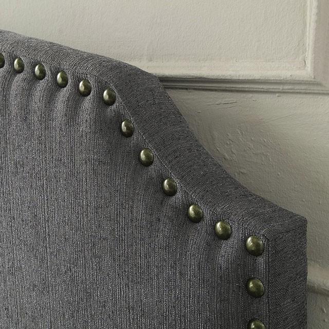 Hasselt King Headboard Gray