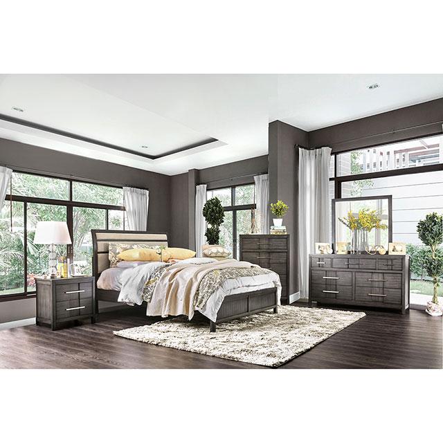 Berenice Gray/Beige E.King Bed image