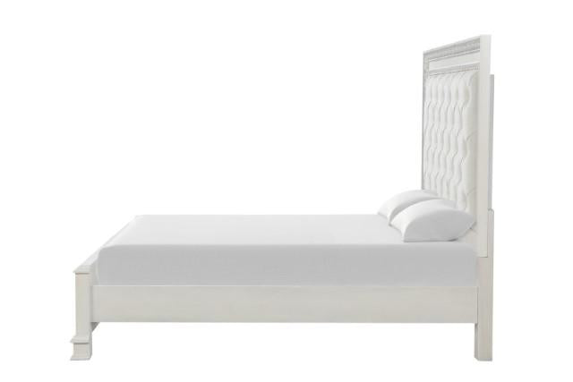 Stella Mia E.King & Queen Bed White & White