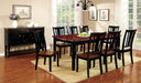 DOVER Black/Cherry 7 Pc. Dining Table Set image