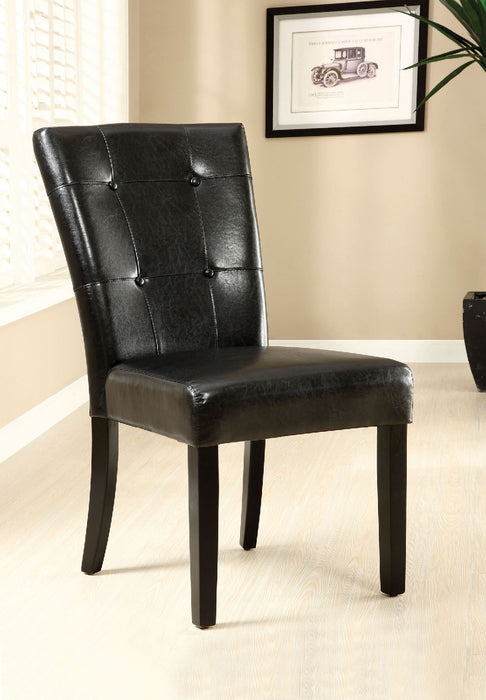 Marion I Black/Espresso Side Chair (2/CTN) image